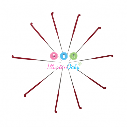 10ud Red Needles for Rooting HIGH QUALITY