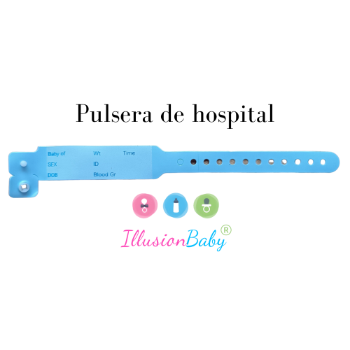 Blue hospital bracelet 1UD