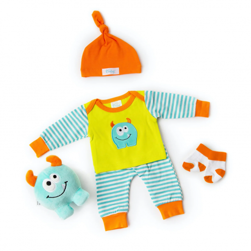 Conjunto de ropa y peluche