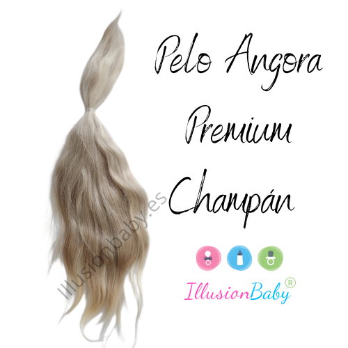 Premium Angora Mohair: Champagne