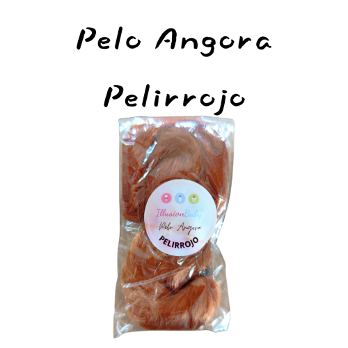 Mohair Angorá Loiro Vermelho Premium