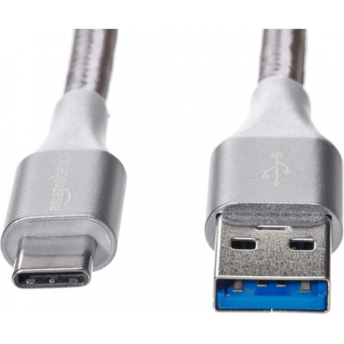 Cable USB-C a USB-A 3.1 Gen 1 Amazon Basics - Nailon...