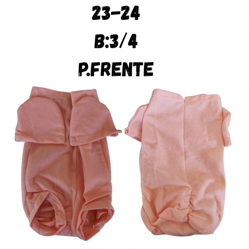 Cuerpo de Tela 23-24" Brazos 3/4 P.Frente - Color Rosa