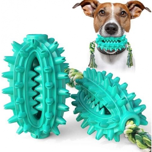 Juguete Mordedor para Perros con Cuerda y Limpiador...