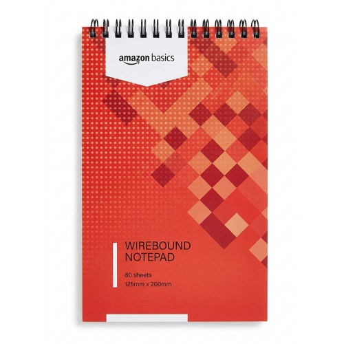Bloc de Notas con Espiral Amazon Basics – 80 Hojas