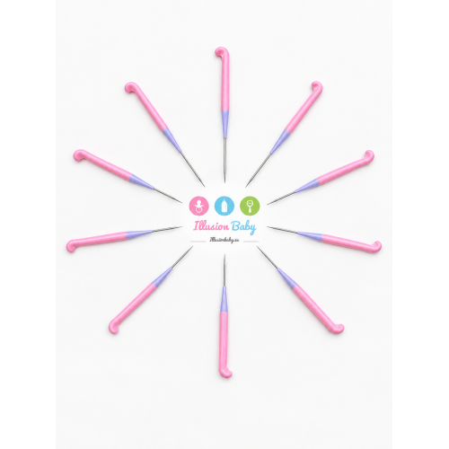 10ud Agujas Rosa Moradas para Rooting HIGH QUALITY