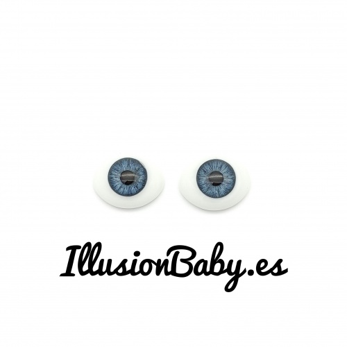 20mm baby blue crystal eyes