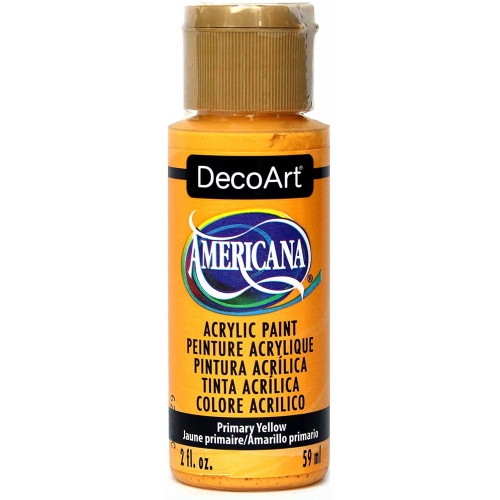 Primary Yellow Acrylic Matte Finish by DecoArt Americana...