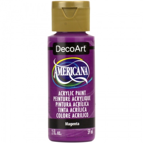 Magenta Acrylic Matte Finish by DecoArt Americana 59ML