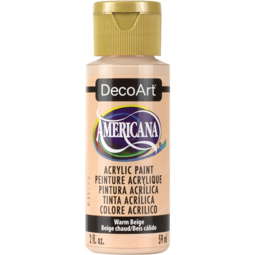 Warm Beige Acrylic Matte Finish by DecoArt Americana 59ML