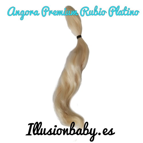 Mohair de Angora Color Rubio Platino Premium