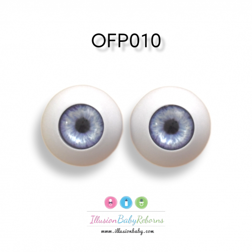 Ojos Azules acrílicos fabricación propia OFP010