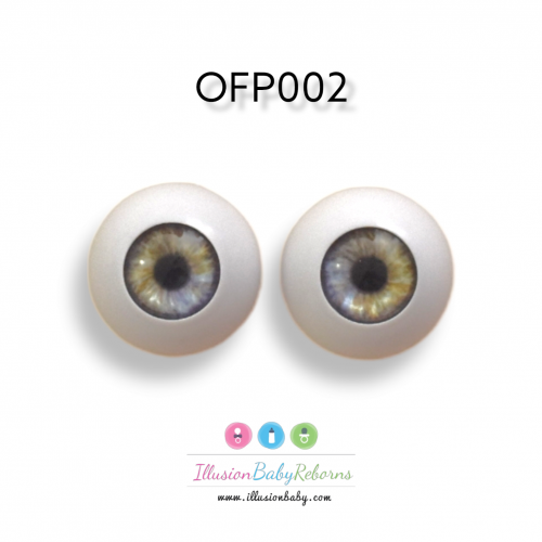 Own-made Greenish Blue acrylic eyes OFP002