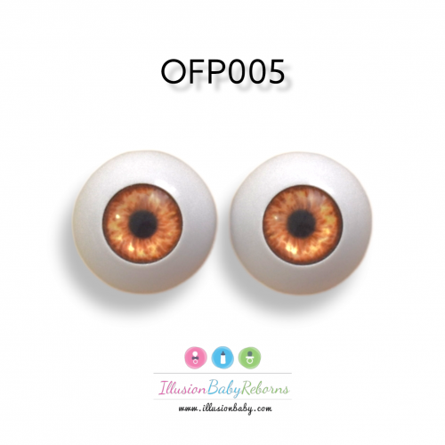 OrYel Acrylic Eyes Own Manufacturing OFP005