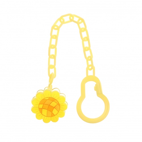 Sunflower-shaped pacifier holder for reborn